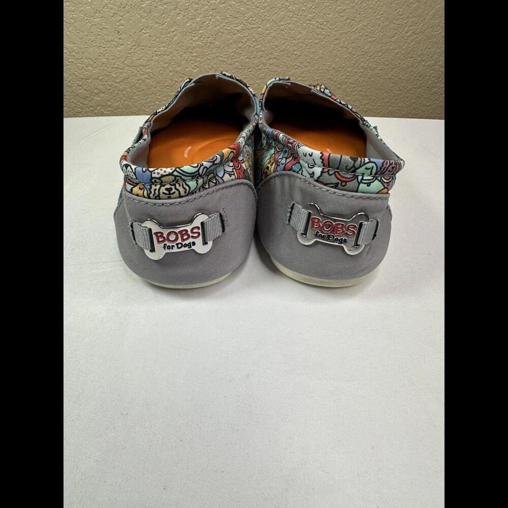Skechers Women's BOBS for Dogs Slip On Plush Woof Dog Party Flat Multi Size 10 - Picture 4 of 8